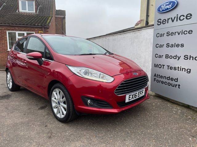 Ford Fiesta 1.6 100ps Duratec Titanium 5dr Powershift Hatchback Petrol Candy Red