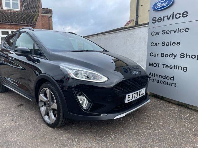 Ford Fiesta 1.0T 125ps EcoBoost Hybrid mHEV Active Edition 5dr Crossover Petrol Agate Black