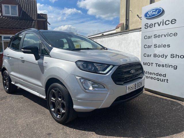 Ford Ecosport 1.0T 125ps EcoBoost  ST-Line  6-spd Auto SUV Petrol Moondust Silver / Agate Black