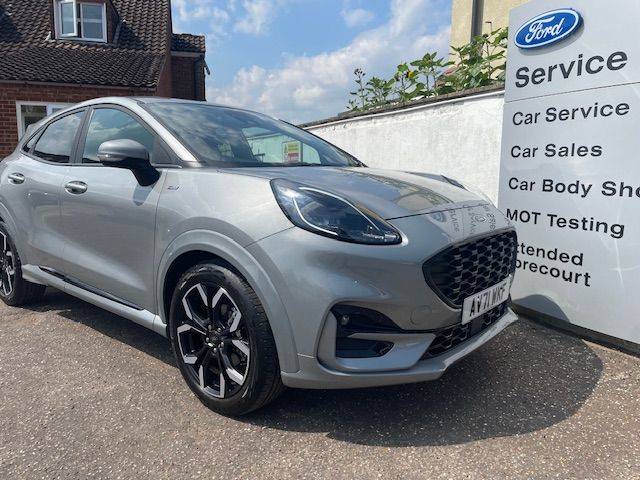 Ford Puma 1.0 EcoBoost Hybrid mHEV ST-Line X 5dr DCT Hatchback Petrol Silver