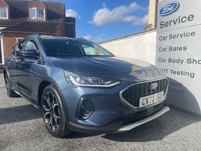 Ford Focus 1.0T 125ps EcoBoost Hybrid mHEV Active Vgnale EstateVign 5dr Auto Estate Petrol Metallic Chrome Blue