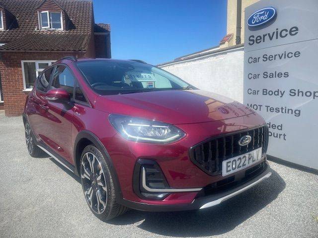 Ford Fiesta 1.0T 125ps EcoBoost Hbd mHEV Active Vignale 7-spd Auto Crossover Petrol Beautiful Berry Metallic