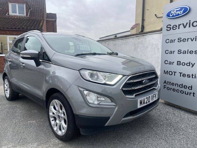 Ford Ecosport 1.0T 125ps EcoBoost  Titanium SUV Petrol Solar Silver
