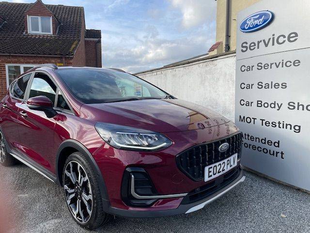 Ford Fiesta 1.0T 125ps EcoBoost MHEV Active Vignale 7-spd auto Auto Crossover Petrol Beautiful Berry