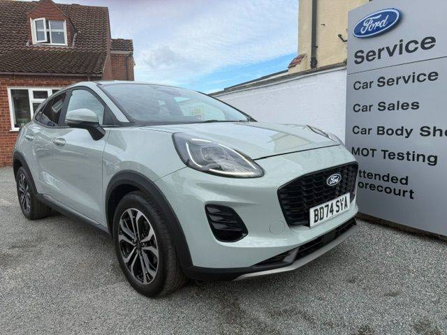Ford Puma 1.0T 125ps EcoBoost Hybrid mHEV Titanium 5dr DCT Crossover Petrol Cactus Grey